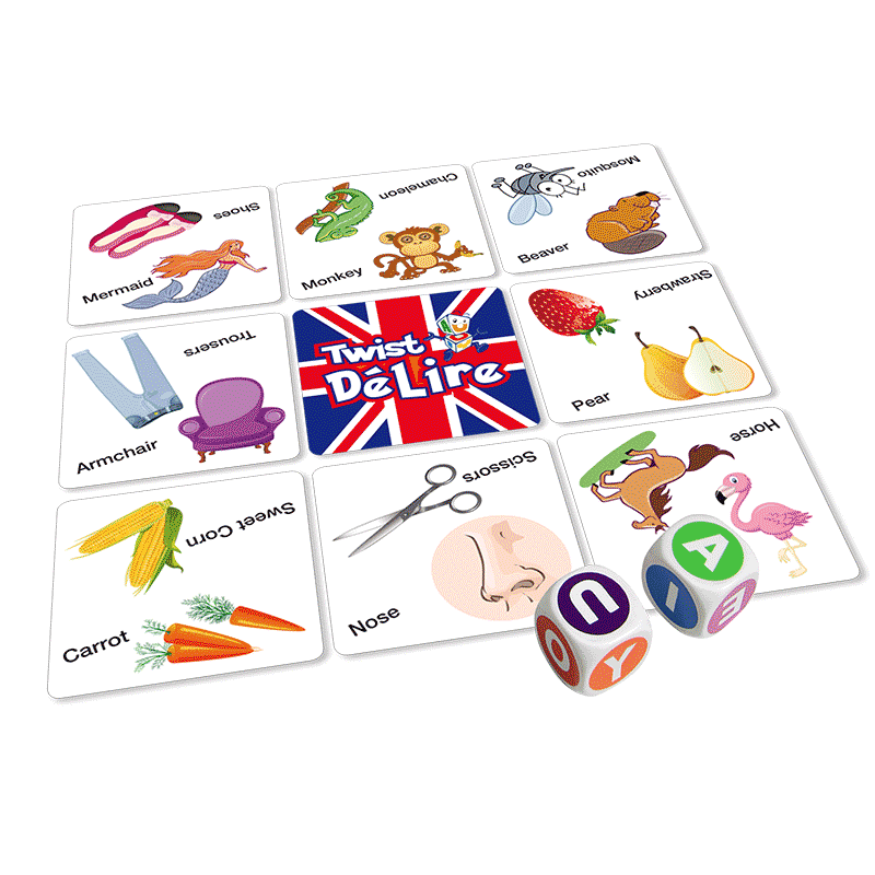 jeu d'anglais Twist Délire dés